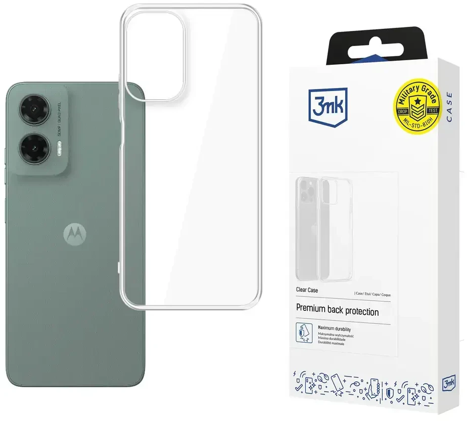 3mk Clear Motorola Moto G35 5G - dėklas telefonui skaidrus