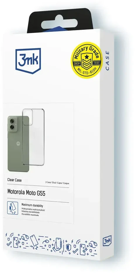 3MK skaidrus dėklas Motorola Moto G55 5G