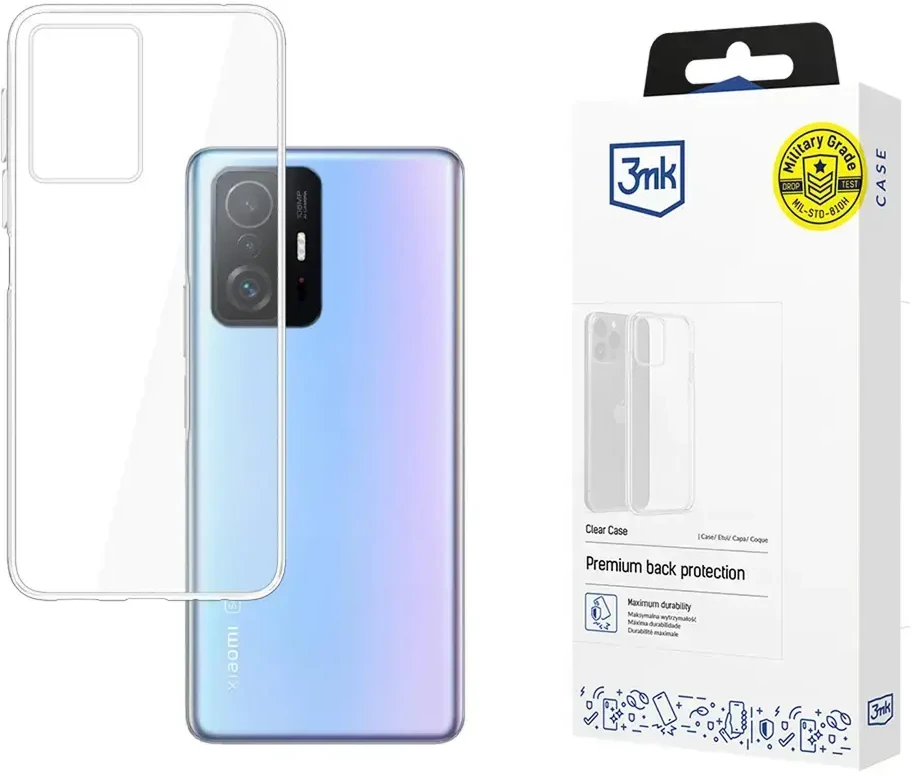 3mk Skaidrus Xiaomi 11T / 11T Pro - dėklas telefonui skaidrus