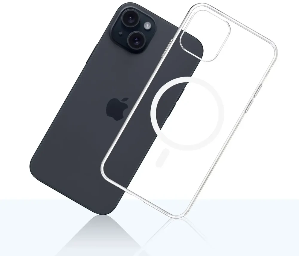 Dėklas 3MK Clear MagCase iPhone 15 Plus