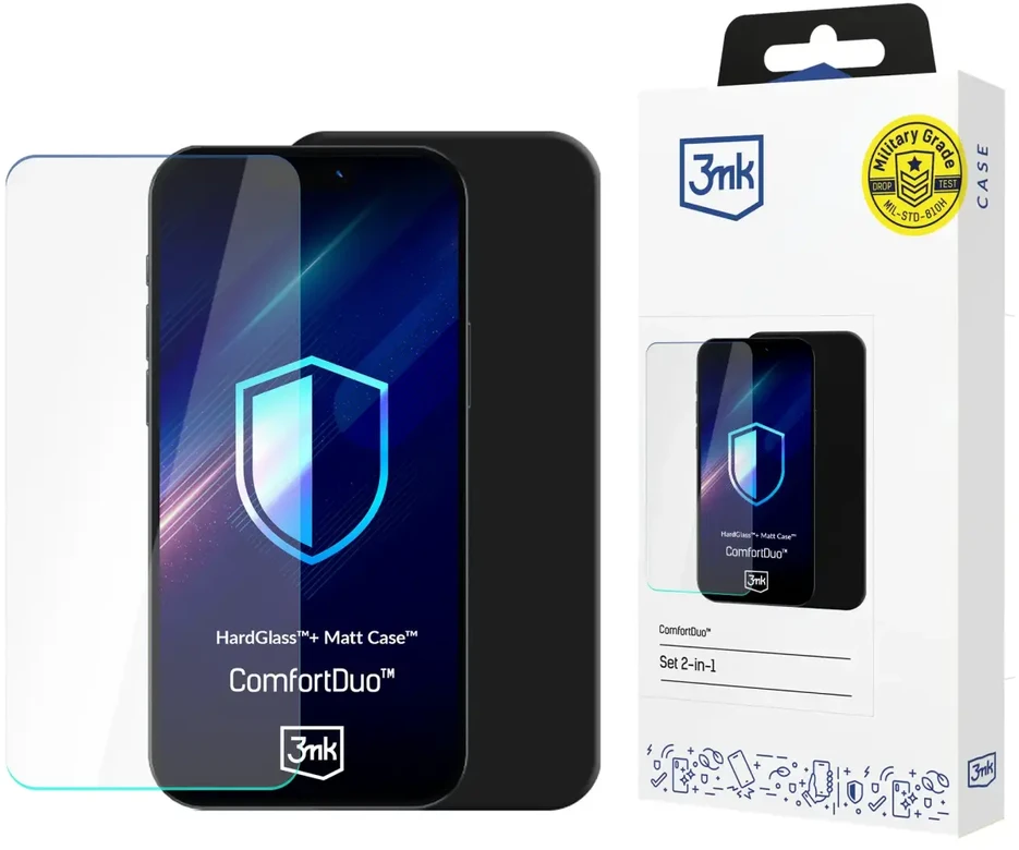 3mk SAMSUNG GALAXY A17 5G - ComfortDuo matinis juodas