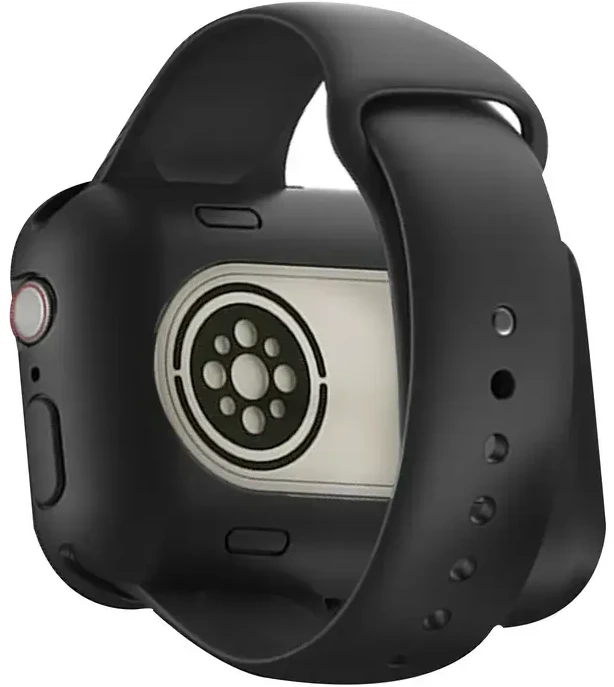 3mk „Endurance“ išorinė baterija, skirta „Apple Watch“ 49 mm, 2,5 W, 1200 mAh, USB-C - juodas