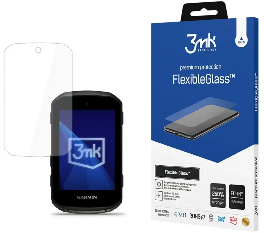 3mk „FlexibleGlass“ hibridinis stiklas, skirtas „Garmin Edge 550“ / „Edge 850“