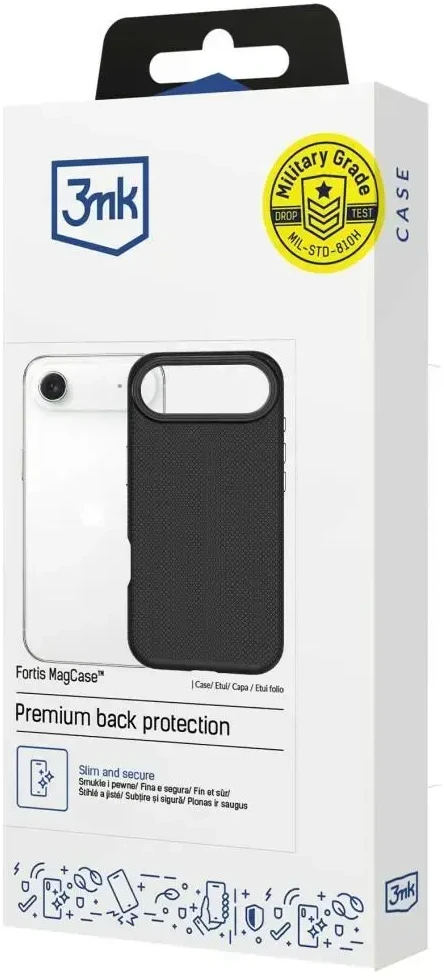 Dėklas 3Mk apsauga 3mk Fortis MagCase iPhone Air - Juodas