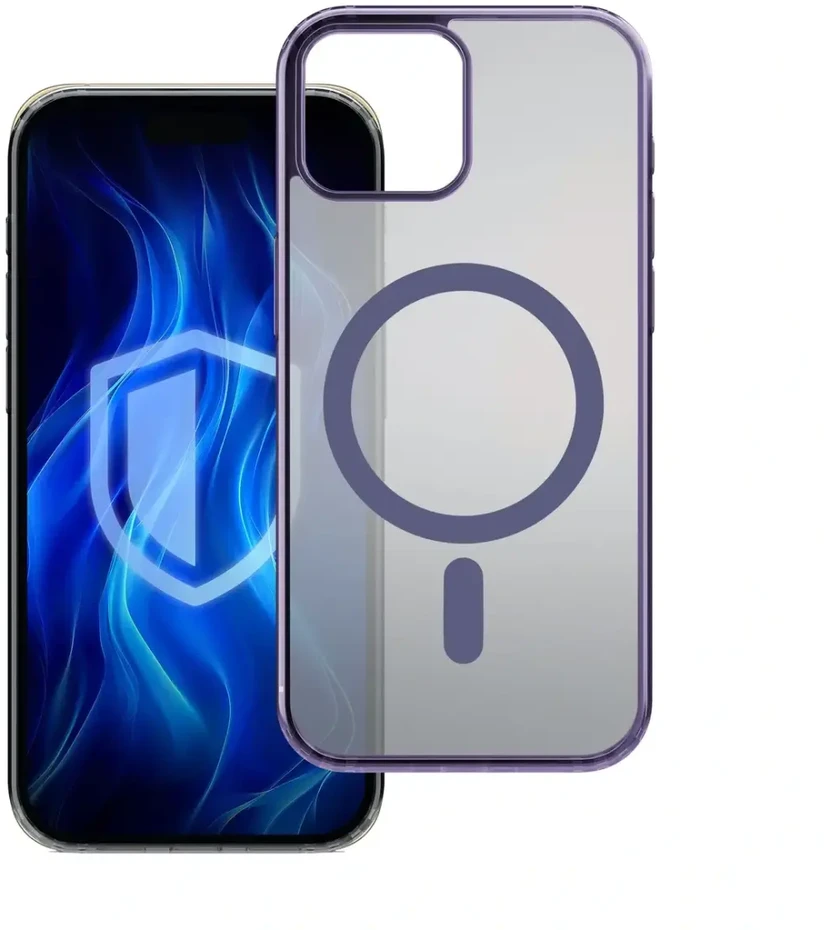 3mk Frosty MagCase Violetinė Apple iPhone 15 - dėklas telefonui violetinės spalvos