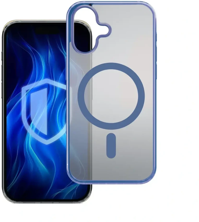 3mk Frosty MagCase Mėlyna Apple iPhone 16 Plus - dėklas telefonui baltos spalvos
