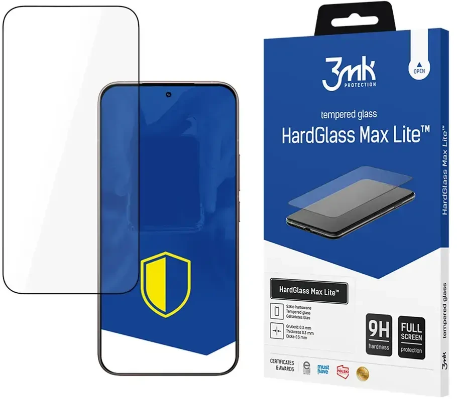 LCD apsauginis stikliukas 3mk Hard Glass Max Lite Xiaomi 15T/15T Pro/17T Pro juodas