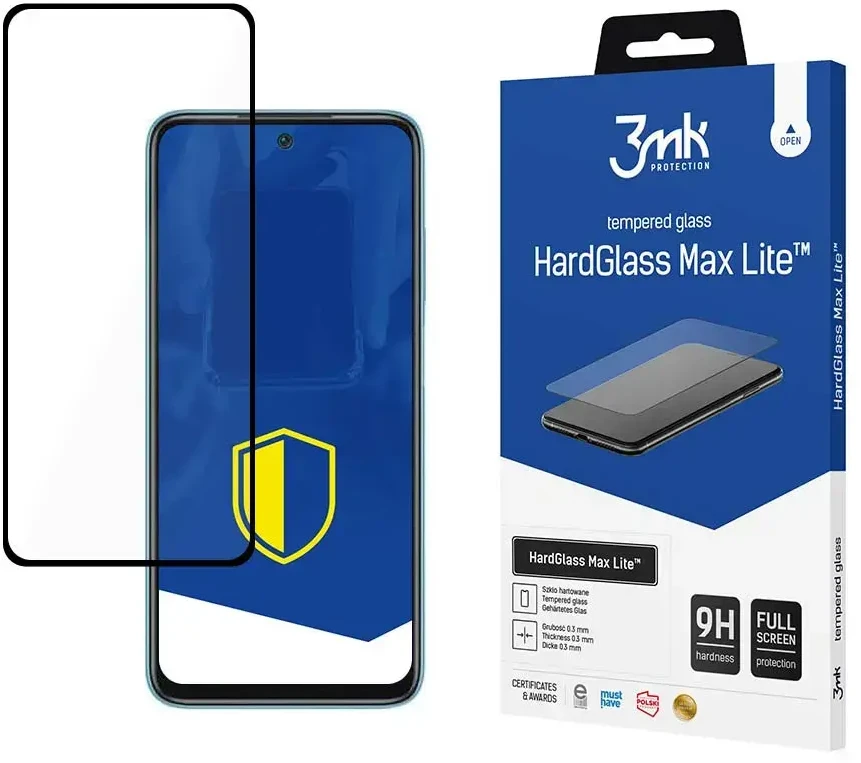 3MK HardGlass Max Lite Xiaomi Redmi 10 2022 juodos spalvos