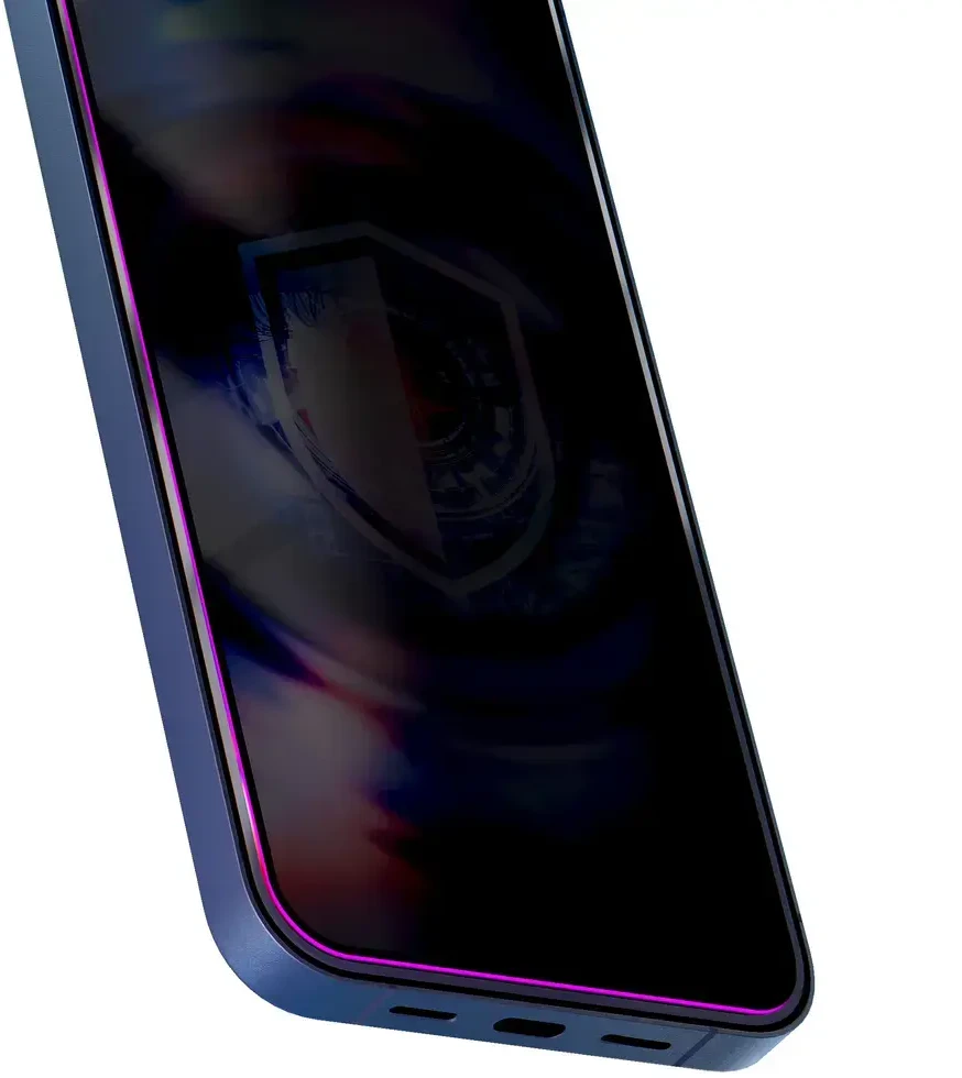 9H grūdintas stiklas su 3mk HardGlass Max privatumo filtru, skirtas „Samsung Galaxy S24 / S25“.