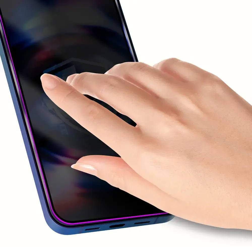 9H grūdintas stiklas su 3mk HardGlass Max privatumo filtru, skirtas „Samsung Galaxy S24 / S25“.
