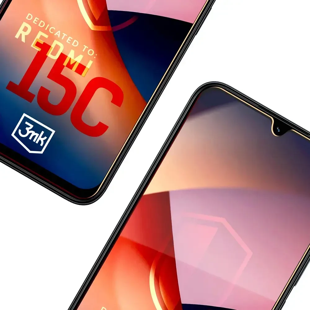 LCD apsauginis stikliukas 3mk Hard Glass Xiaomi Redmi 15C 4G/5G/Poco C85 4G/5G