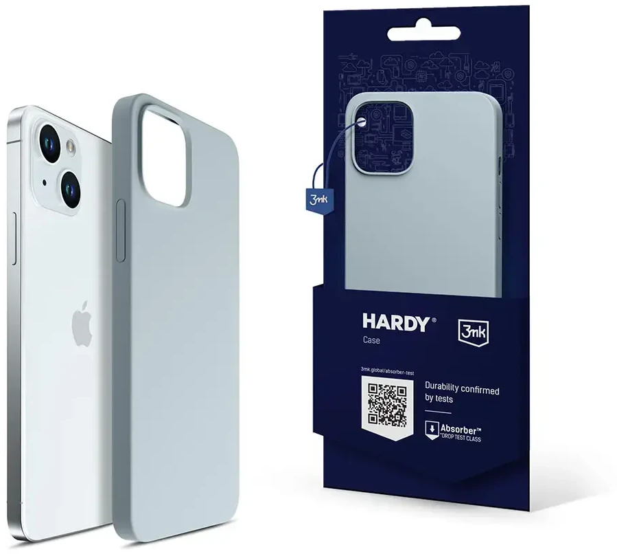 Dėklas 3Mk Mėlynas 3 mm storio tvirtas silikoninis „MagCase“, skirtas „iPhone 15 Plus“ - Mėlyna