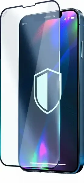 3MK Hardy iPhone 12 Pro Max chemiškai grūdintas stiklas, juodas