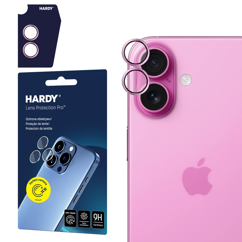 3Mk Protection 3mk HARDY Lens Protection Pro iPhone 17 apsauginis stiklas - violetinė