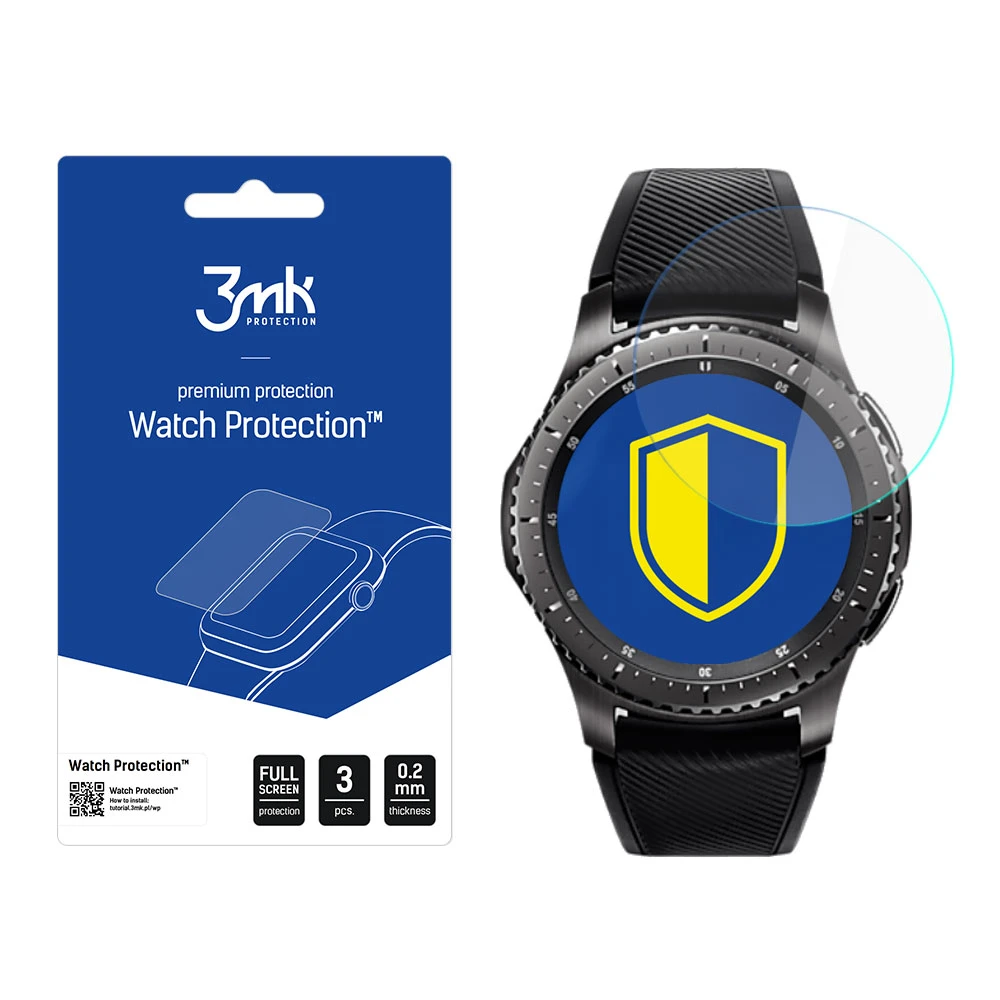 3Mk „Samsung Gear S3 Frontier“ – 3 mk laikrodžio apsauga su „FlexibleGlass“
