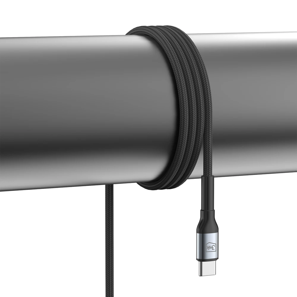 3Mk Protection 3mk Hyper Cable N-SERIES USB-A / USB-C 2m 9V/2A 18W / juodas