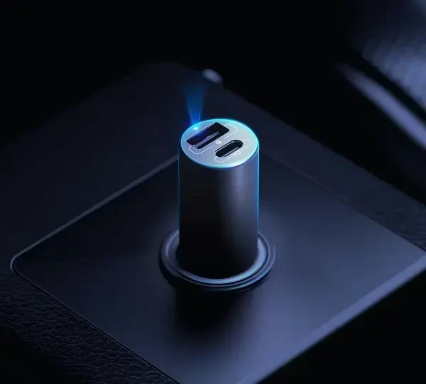 Įkroviklis automobilinis 3mk Hyper Car Charger 100W 1xUSB-C + 1xUSB-A
