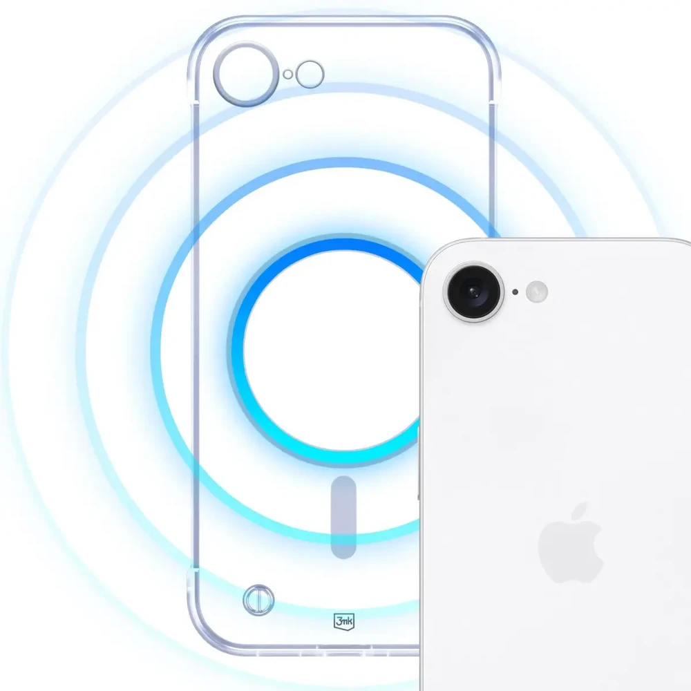 Dėklas 3Mk apsauginis 3mk Just20g MagCase, skirtas iPhone 16E - skaidrus