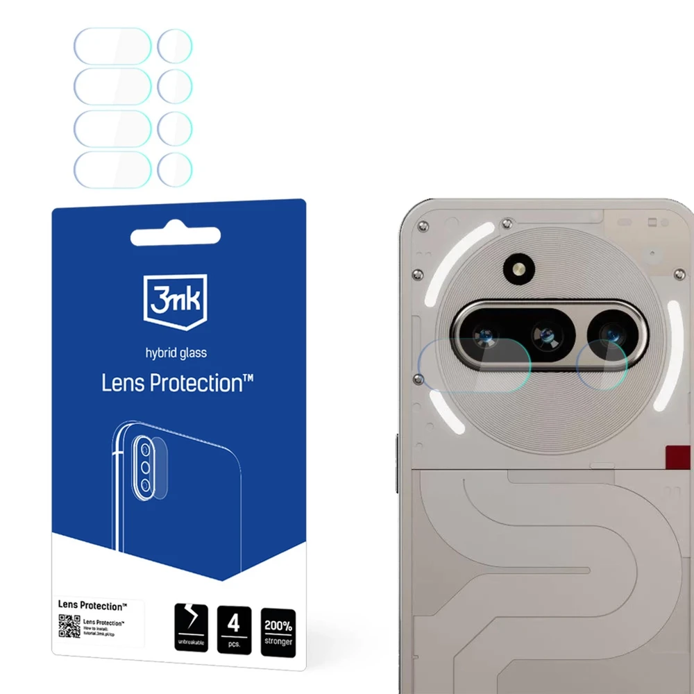 3Mk apsauga 3mk objektyvo apsauginis kameros stiklas telefonui „Nothing“ (3a)