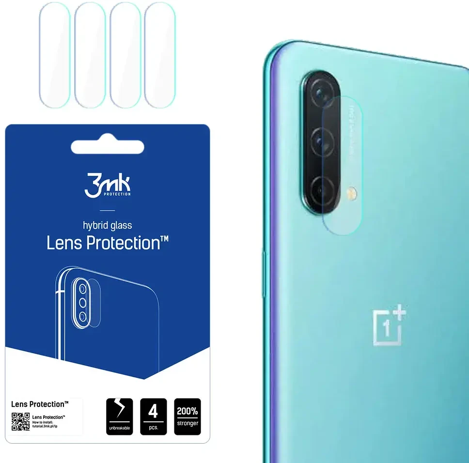 3MK FLEXIBLE GLASS LENS HYBRID GLASS ONEPLUS NORD CE 5G FOR 4 PCS CAMERA