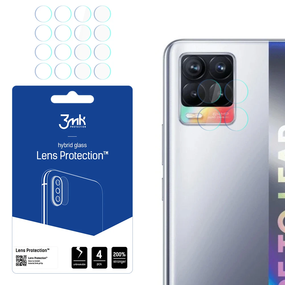 Realme 8 4G – 3mk objektyvo apsauga