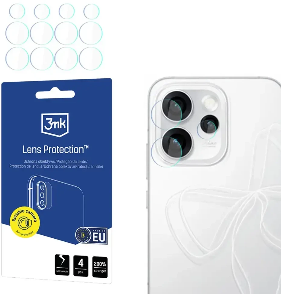3Mk apsauga 3mk objektyvo apsauga hibridinio fotoaparato objektyvo stiklas, skirtas „Oppo Reno 15“