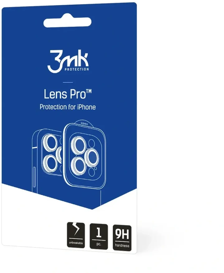 Apsauginis stiklas telefono kamerai Apple iPhone 15 3MK Lens Protection Pro rožinės spalvos