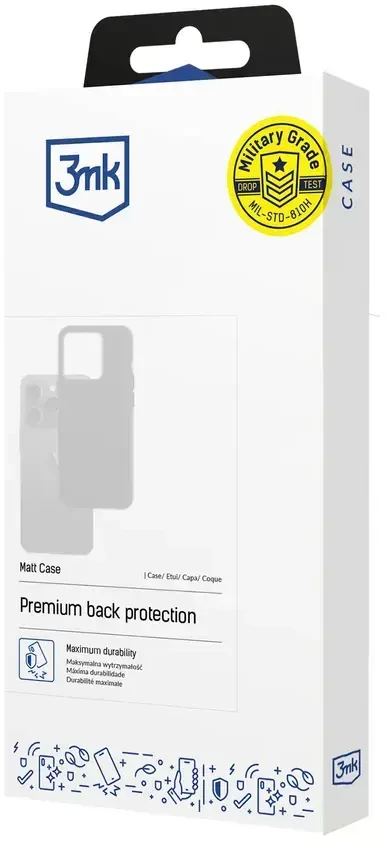 Dėklas 3mk Matt Case Xiaomi 15T juodas