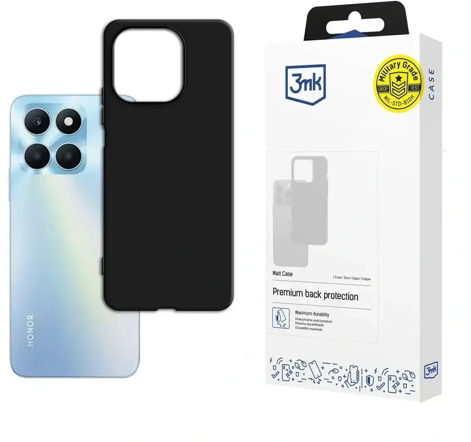 Dėklas 3Mk Protection 3mk Matt Case skirtas Honor X6A – juodas