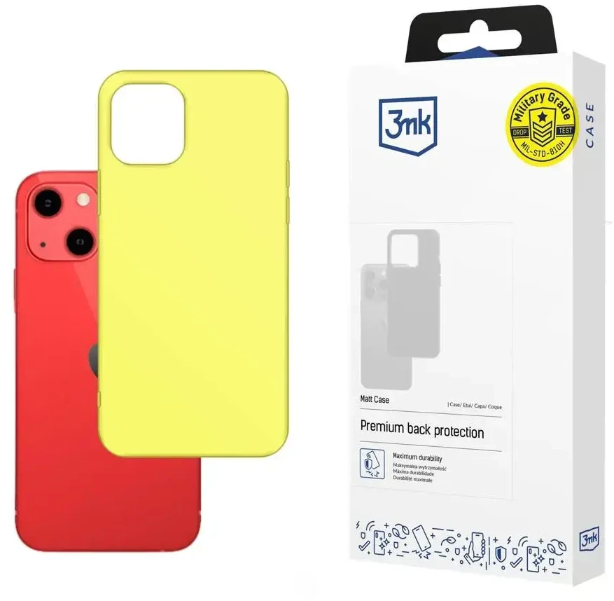 3Mk Protection Dėklas, skirtas iPhone 13 iš 3mk Matt Case serijos - lime