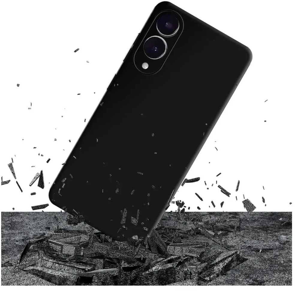 3MK Matt Dėklas Pro Samsung Galaxy S25 Edge juodos spalvos