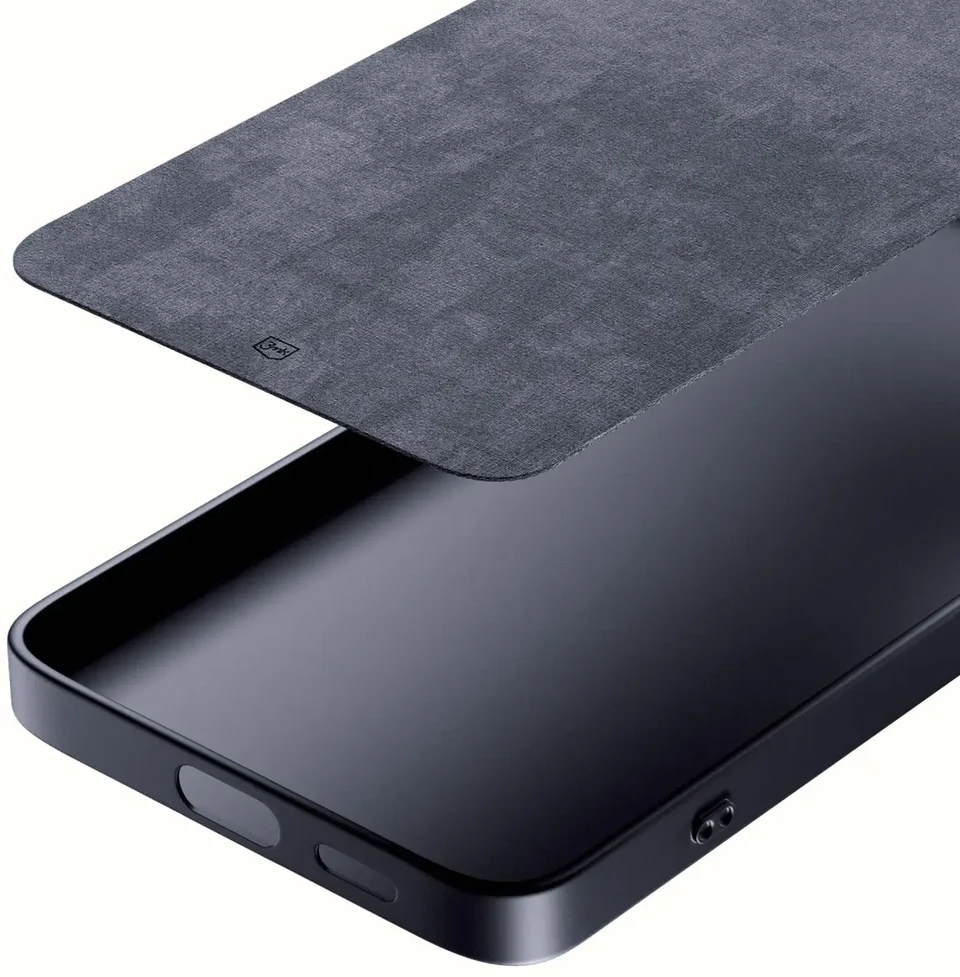 3mk matinis dėklas „Pro“, skirtas „Samsung Galaxy M16 5G“ - matinė juoda