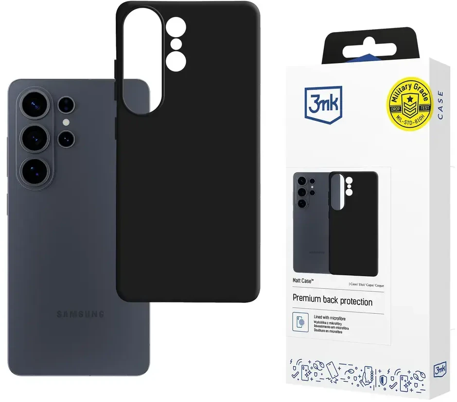 Dėklas 3mk Matt Case Samsung S948 S26 Ultra juodas
