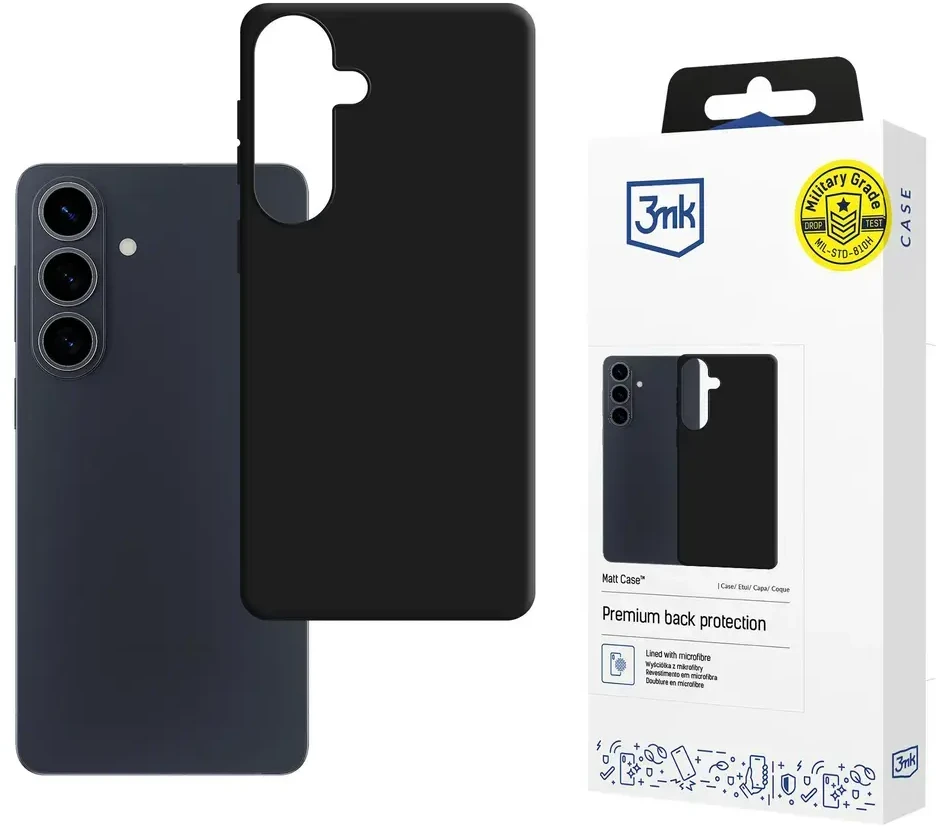 Dėklas 3mk Matt Case Samsung S942 S26 juodas