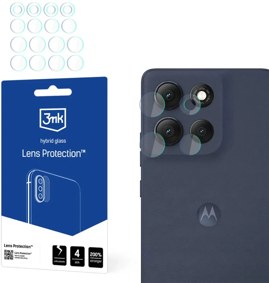 3Mk apsauga 3mk objektyvo apsauginis kameros stiklas, skirtas „Motorola Moto G86“ / „G86 Power“