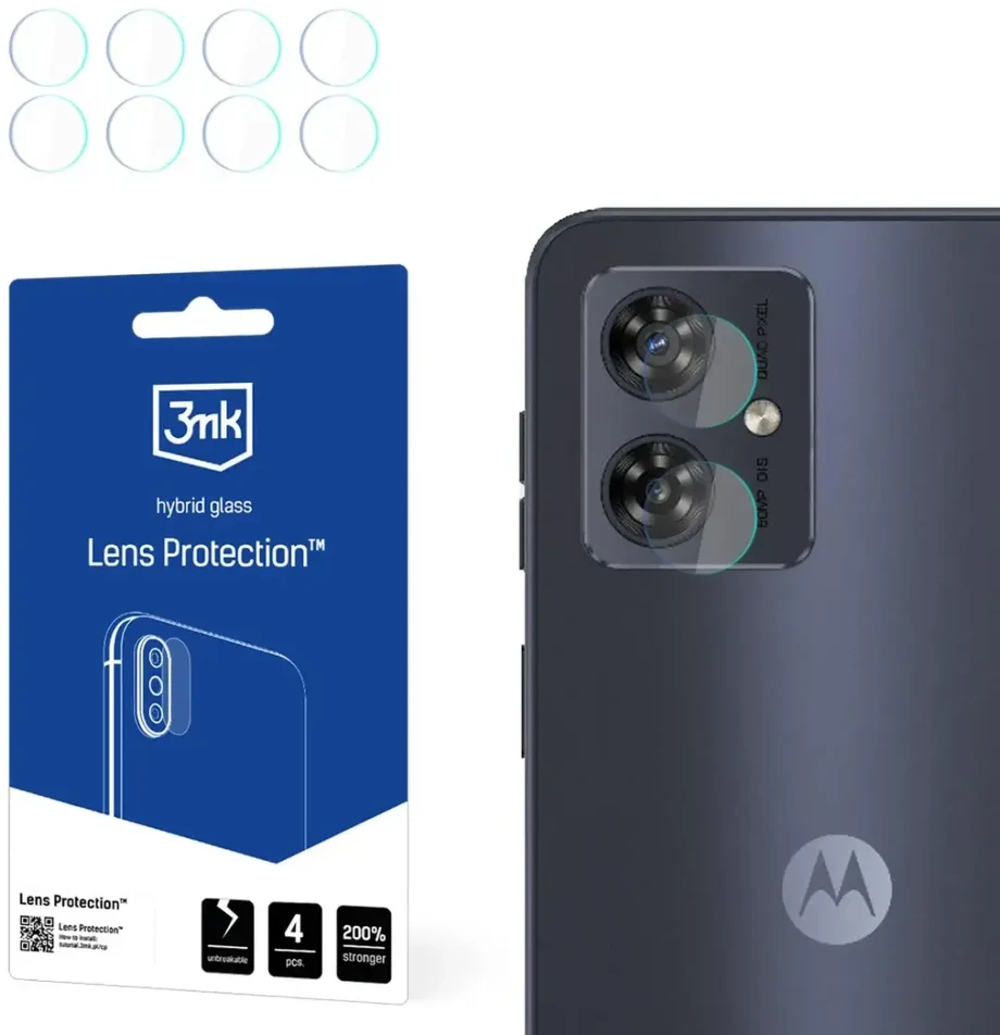3mk objektyvo apsauga hibridinio fotoaparato objektyvo stiklas, skirtas Motorola Moto G45 5G