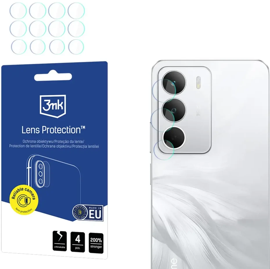 3mk objektyvo apsaugos kameros stiklas, skirtas „Realme C71“