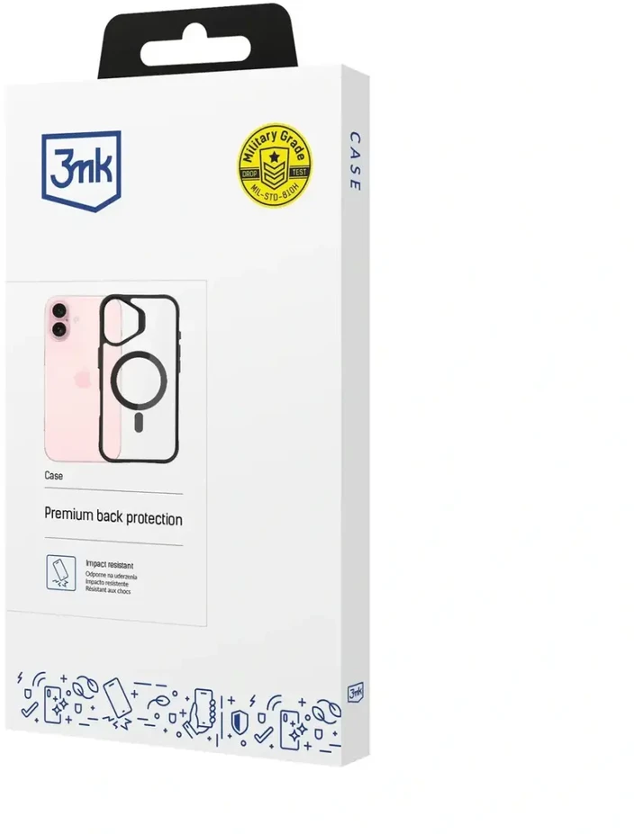 Dėklas 3MK Satin Armor Mag dangtelis iPhone 16 Plus 6,7″