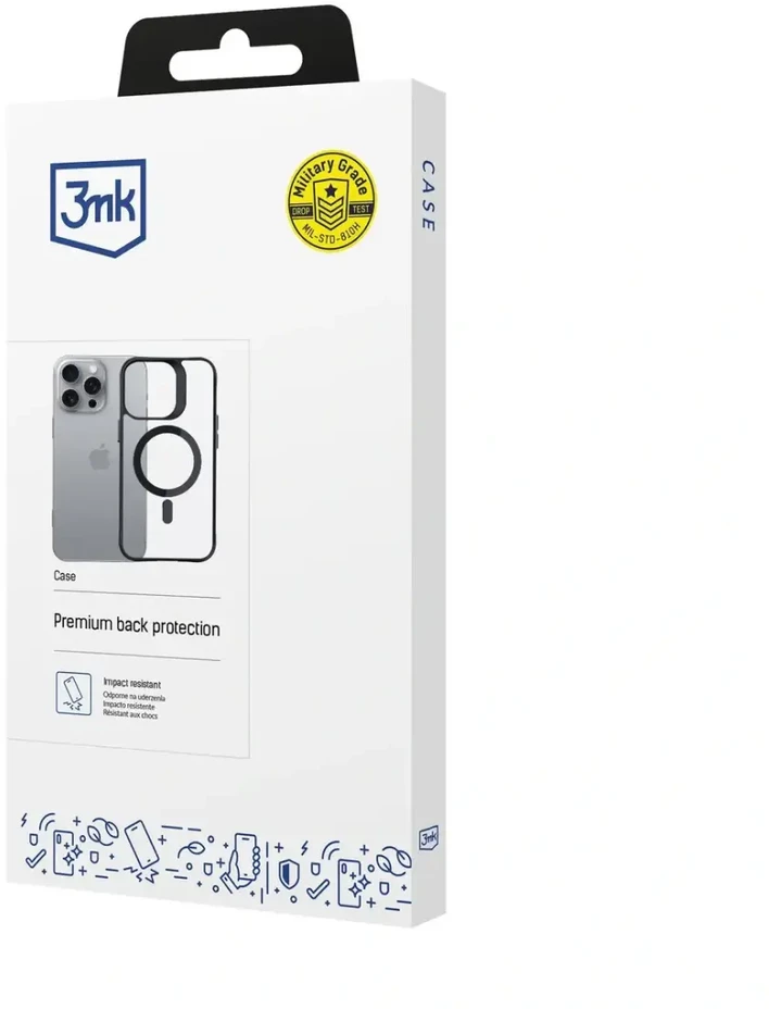 3MK Satin Armor Mag dėklas iPhone 16 Pro Max 6,9"