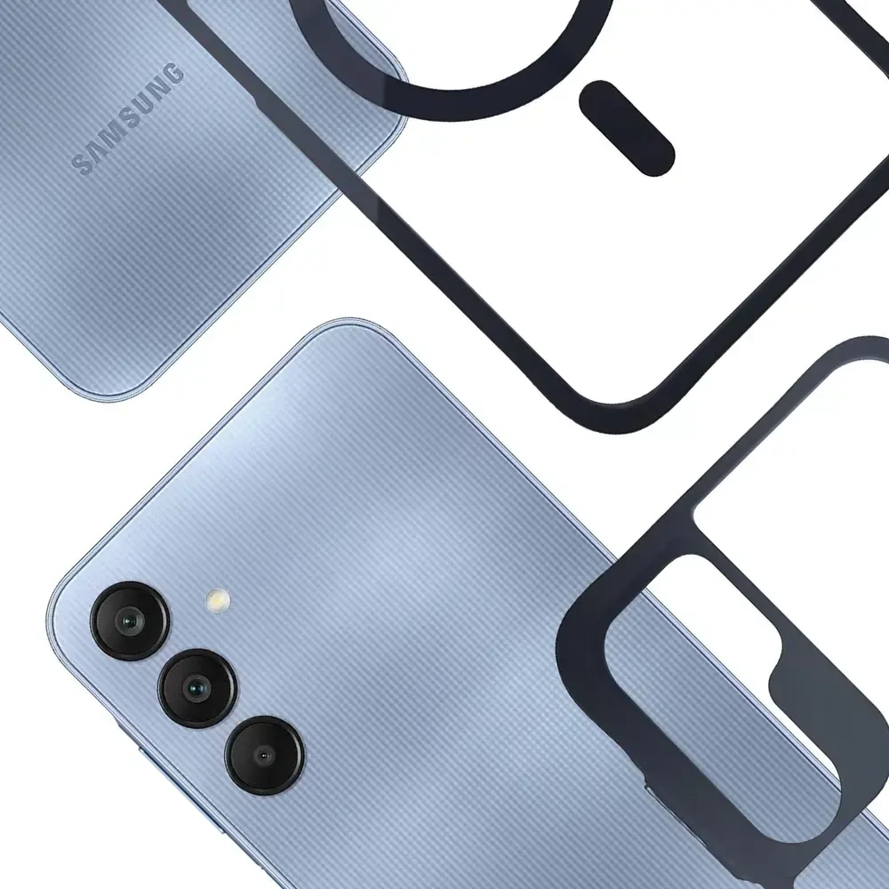 Dėklas 3mk Satin Armor MagCase, skirtas Samsung Galaxy A25 5G – skaidrus