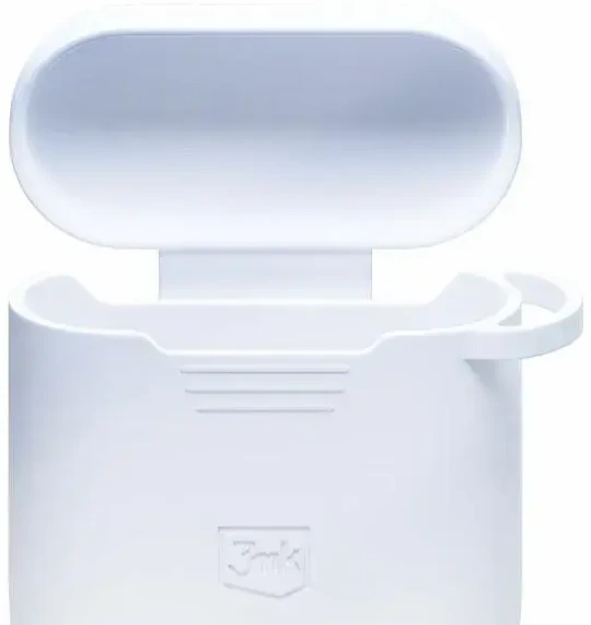 3MK Silicon dėklas AirPods 2nd gen+ karabinui