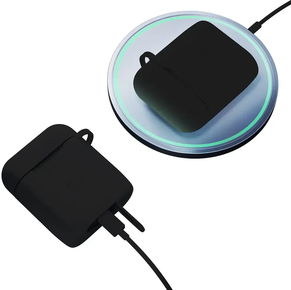 3Mk Protection 3mk silikoninis AirPods dėklas juodas, skirtas AirPods 4 – juodas