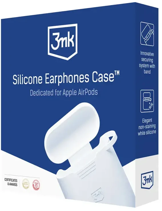 3Mk Protection 3mk silikoninis AirPods dėklas AirPods Pro 3 – baltas