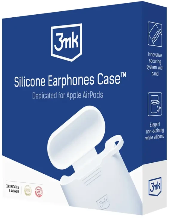 3Mk Protection 3mk silikoninis AirPods dėklas AirPods Pro 3 – baltas