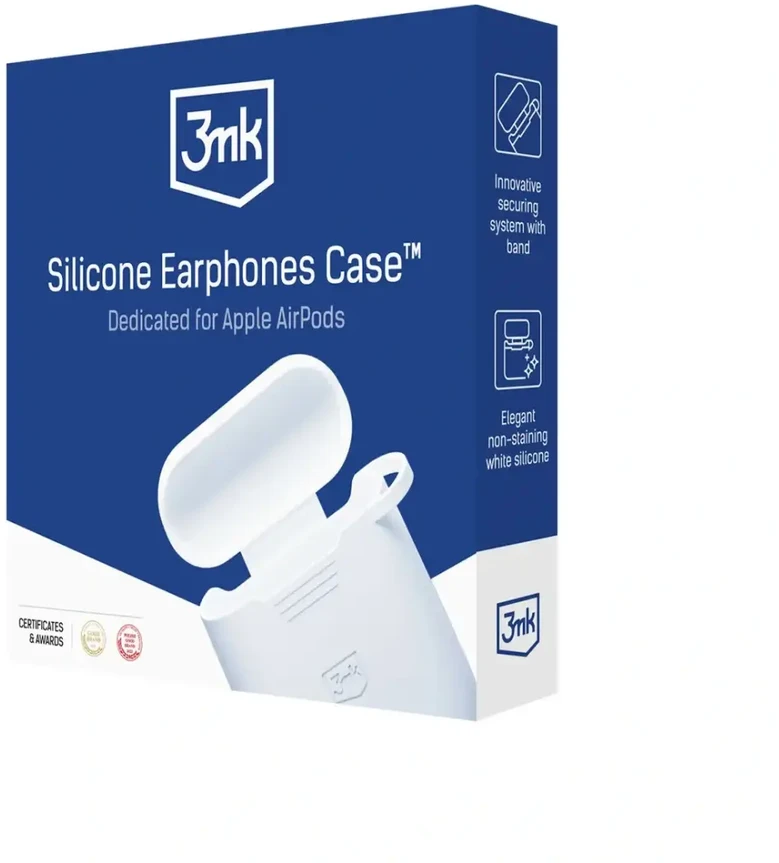 3Mk Protection 3mk silikoninis AirPods dėklas AirPods Pro 3 – baltas