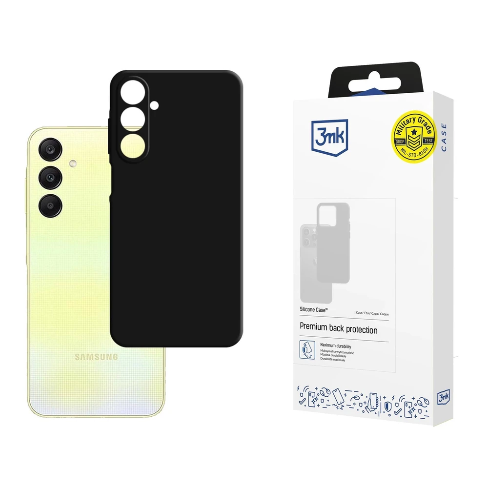 3mk Silicone Samsung Galaxy A26 5G - dėklas telefonui juodos spalvos