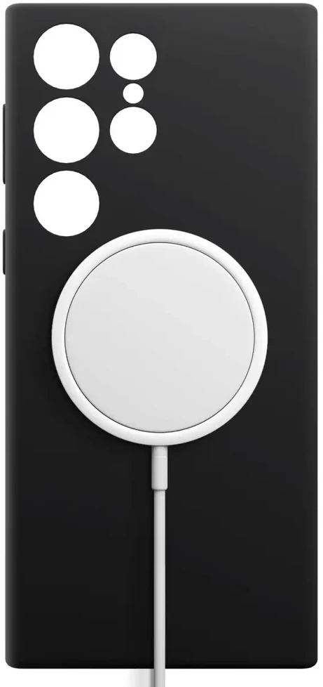 3MK Silicone Dėklas Samsung Galaxy S24 Ultra S928 juodos spalvos