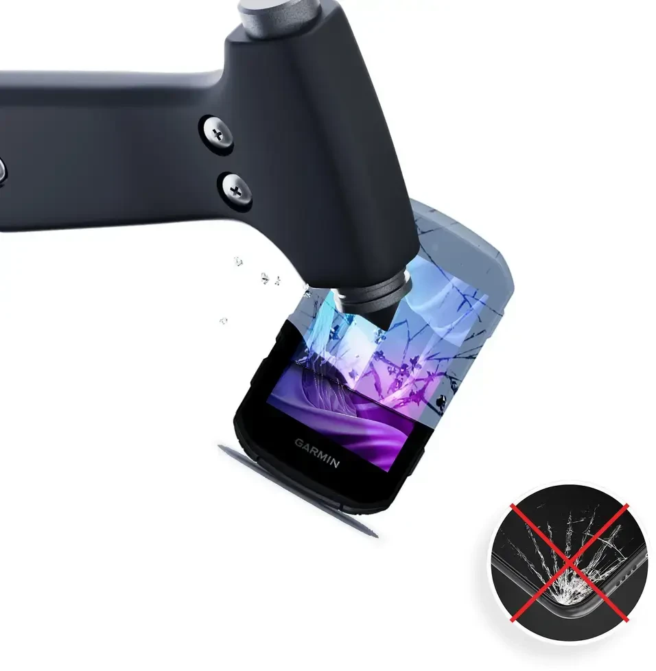 Nezatříděno 3mk Silky Matt Pro matinė plėvelė, skirta Garmin Edge 550 / Edge 850