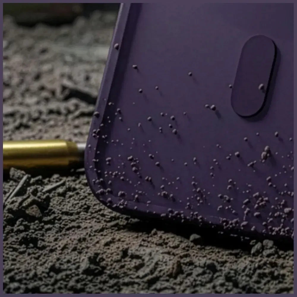 3Mk apsauginis 3mk dūminis „MagCase“ dėklas, skirtas iPhone 17 - violetinė-permatoma
