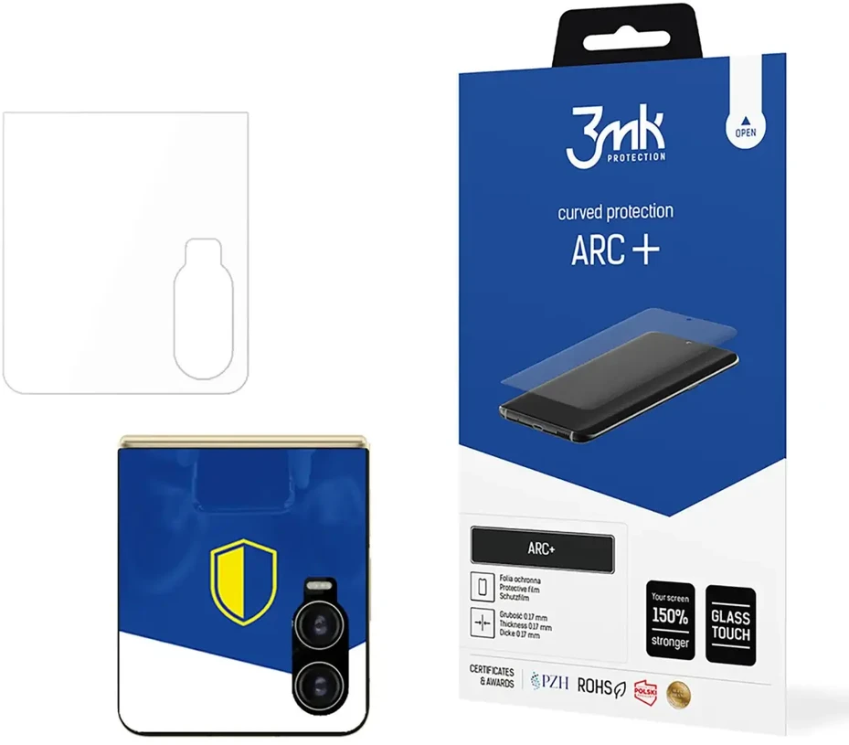 3Mk Protection „Tecno Phantom V Flip2“ (priekinis) – 3 mk ARC+